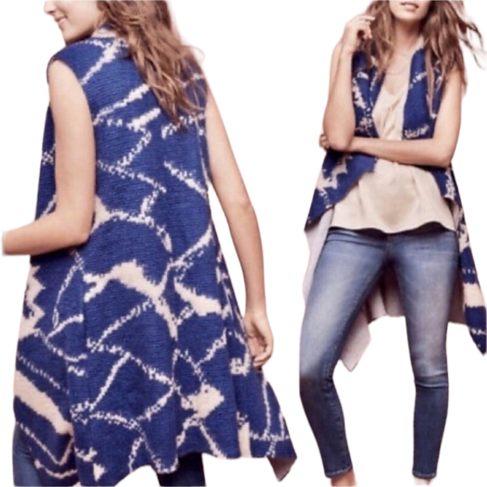 Anthropologie Tabitha Duster Sweater Open Drape Cardigan Size X-Small